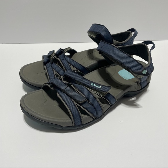 Teva Shoes - Teva Tirra Women's Size 9.5 Blue Gray Sport Hiking Sandals Shoc Pad Spider